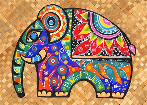 Elephant Painting by Samadhi Rajakarunanayake - Fine Art America