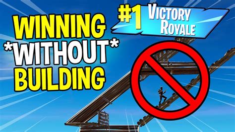 INSANE NO BUILDING CHALLENGE IN FORTNITE - YouTube