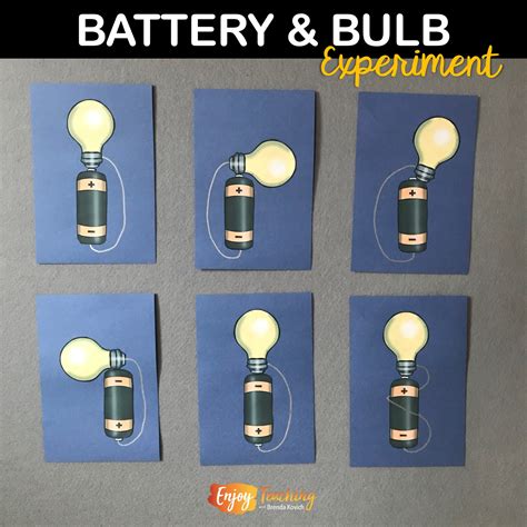 Battery and Bulb Experiment for Kids - Enjoy Teaching with Brenda Kovich