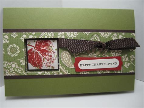 Goin' Over The Edge: Tri-fold French Foliage card for a Happy Thanksgiving