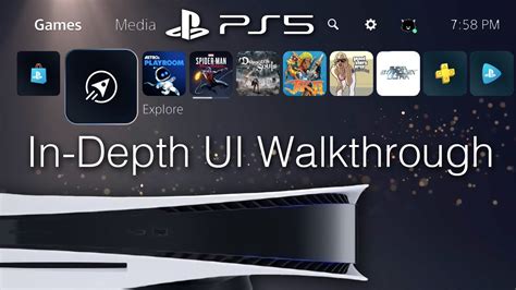 PlayStation 5 UI Walkthrough (60FPS) - PS Store, PS Plus, PS Now ...