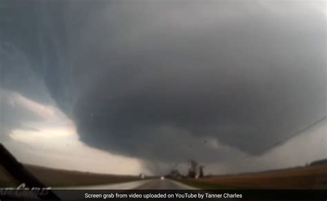 Terrifying Video Of Storm Chasers Trapped Inside Tornado In US Goes Viral