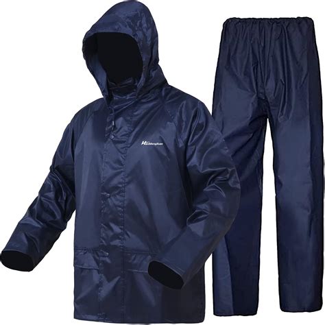 WCBDUT Herren Wasserdichte Jacke & Hosen Anzug Set Regenanzug ...