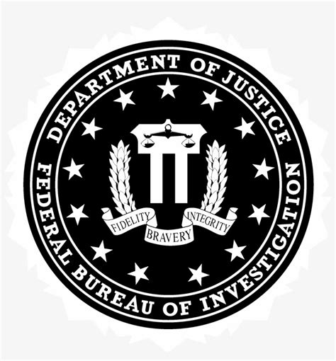 Download Transparent Fbi Seal Logo Black And White - E-commerce - PNGkit