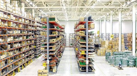 Auto parts warehouse: sectoral inventory system of spare parts