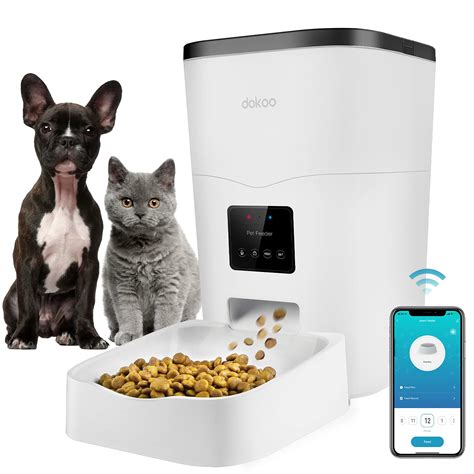 Buy dokoo Automatic Cat Feeder, Automatic - Pet Feeder for Cats and ...