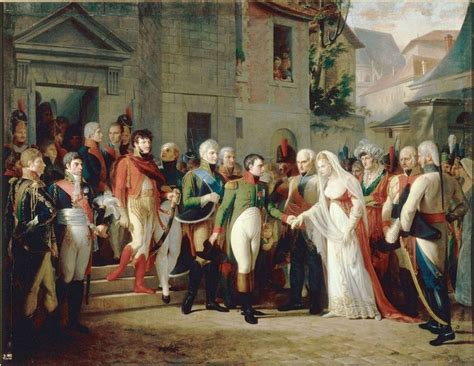 The Treaty of Tilsit Napoleon receives the Queen of Prussia at Tilsit ...