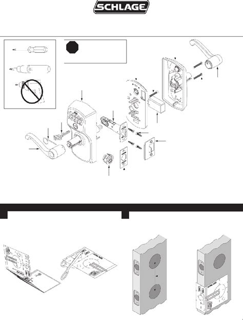 Schlage FE595 Locks Installation manual PDF View/Download