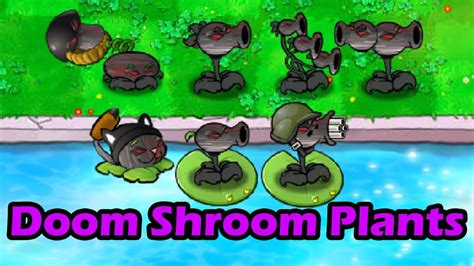 Doom Shroom Plants - NEW PLANTS IN Plants vs Zombies - YouTube