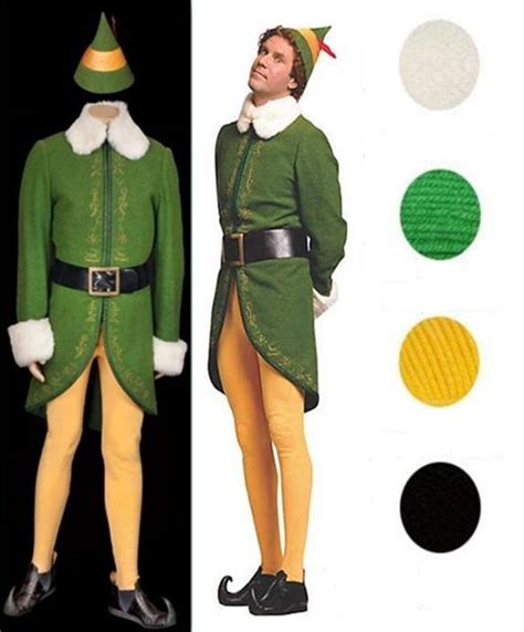 Professional Buddy The Elf Costume, Buddy Elf Costume Custom-made for ...