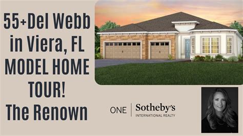 Del Webb at Viera Renown Model Home Tour! - YouTube