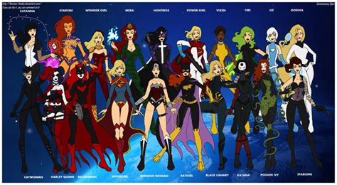 Female super Heros | Dc comics women, Female dc characters, Dc comics ...