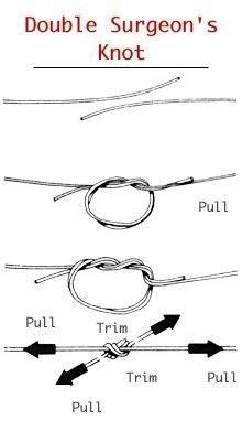 Double Surgeon's Knot, #Double #Knot #Surgeons #Campingknots #Double # ...