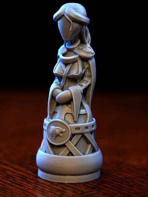 I have seen a lot of 3D printed chess sets in my day, it seems to be a ...