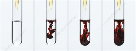 Thiocyanate complex formation - Stock Image - C030/8212 - Science Photo ...