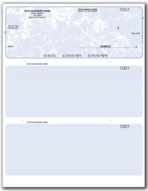 Printable Blank Business Check Template Free Pdf