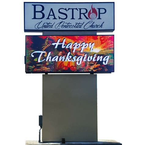 Programmable Outdoor Full color led sign 3' X 6' (40" X 72") P16 MM LED ...