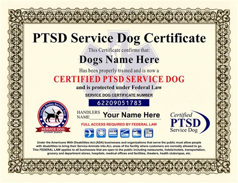 Diabetic Alert Dogs Of America Official Certificate | lupon.gov.ph