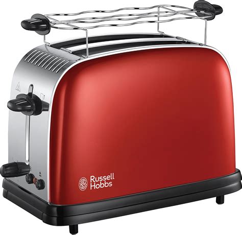 Russell Hobbs 23330-56 Toaster for Two Slices Colours pluss Flame red ...