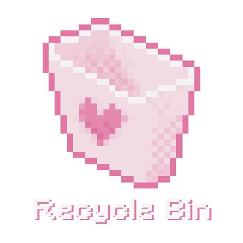 trash delete recycle pink soft sticker by @milkytea | Computer icon ...