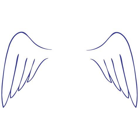 Simple Angel Wings Svg