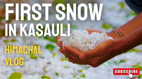 Kasauli's First Snow: A Dreamy Himachal Vlog Adventure - YouTube