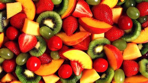 HD wallpaper: Fresh Fruit HD, kiwi, strawberry | Wallpaper Flare