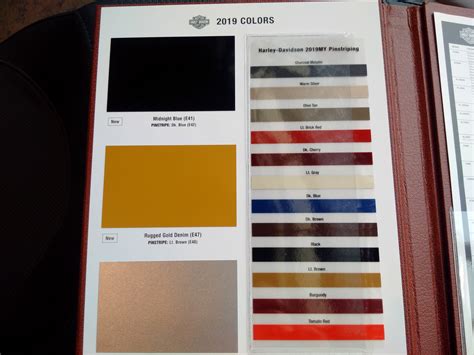 Harley Davidson Paint Colors For 2019 - Paint Color Ideas