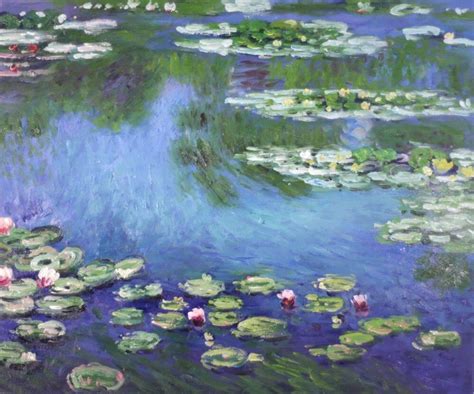 Water Lilies (Drifting), Claude Monet, Reproduction