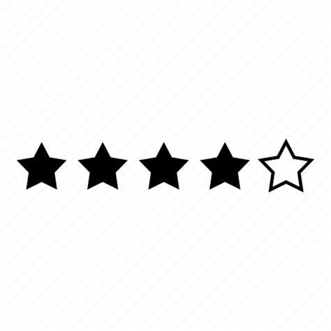 Assessment, four stars, rated, rating scale, rating stars, star, like ...