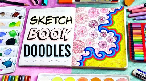 4 WAYS TO FILL YOUR SKETCHBOOK // Drawing & Doodle Ideas - YouTube