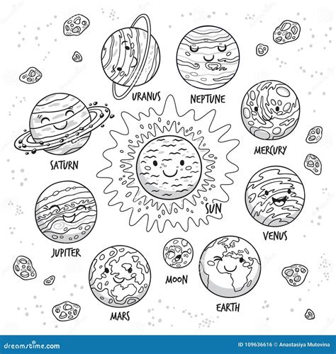 Disegni Sistema Solare Da Colorare