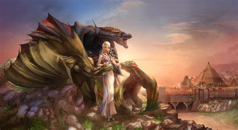 Daenerys Targaryen With Dragons 4k Wallpaper,HD Tv Shows Wallpapers,4k ...