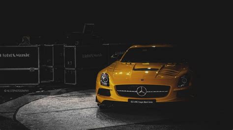 SLS AMG Coupe Black Series HD Wallpaper - WallpaperFX