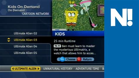 Time Warner Cable Kids On Demand Menu (June 7, 2010) - YouTube