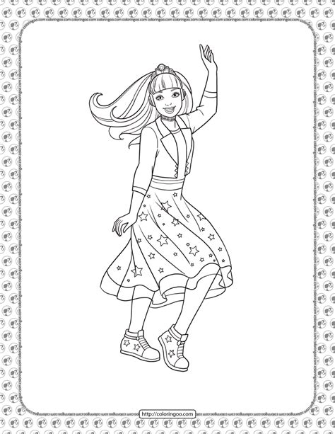 Barbie Princess Adventure Coloring Pages