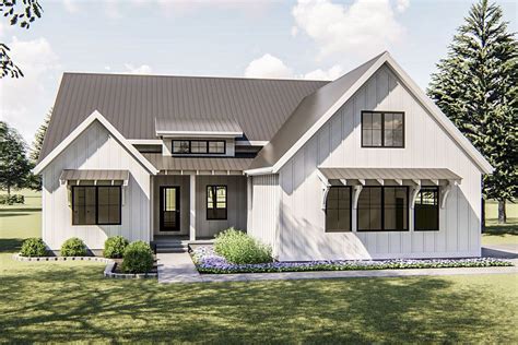 Plan 62738DJ: One-Story 3-Bed Modern Farmhouse Plan | Modern farmhouse ...