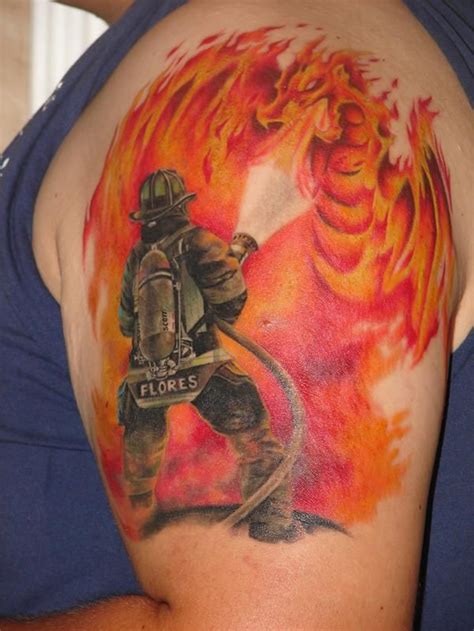 11 best images about Firefighter tattoo on Pinterest | Bobs, Fireman's ...