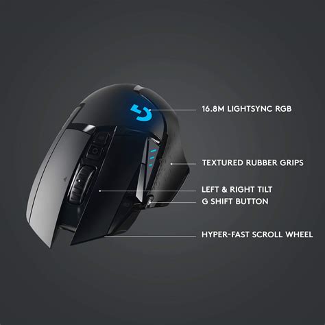 Buy Logitech G502 LIGHTSPEED Wireless Gaming Mouse, HERO 25K Sensor ...