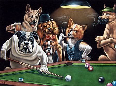 Pin by martin alonso on Awesome Art 4.0 | Dogs playing pool, Dog pool ...