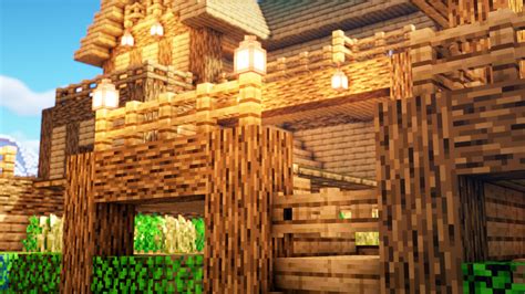 Minecraft: How To Build a Ultimate Oak Survival Farm House Minecraft Map