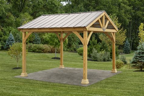 12x12 Backyard Wood Pavilion Kit - YardCraft