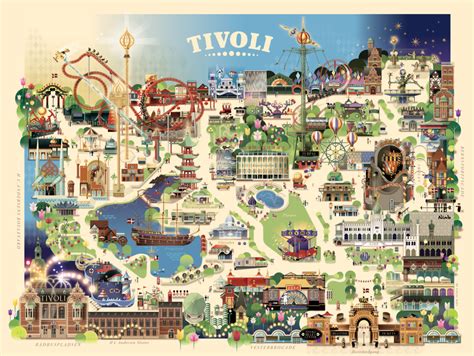 Tivoli Gardens Copenhagen - Summer 2013 on Behance