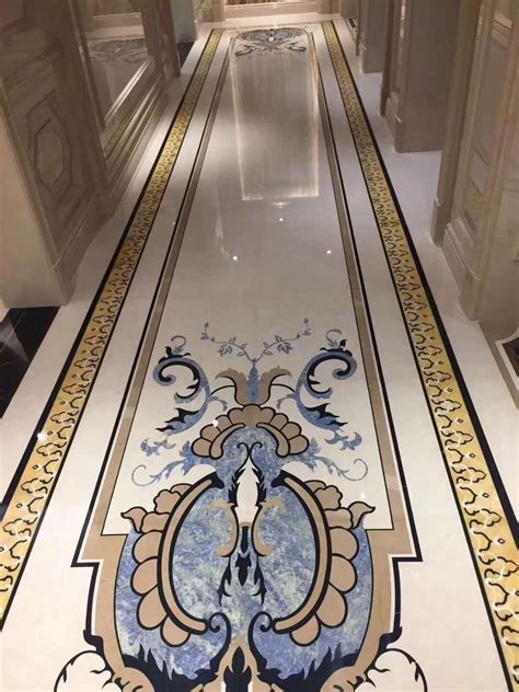 waterjet marble floor #marble #floor #tile #waterjet #mosaic #homedecor ...