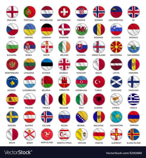 Europe Flags Countries