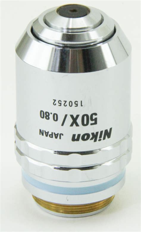 10795 NIKON 50X EPI MICROSCOPE OBJECTIVE LENS CF PLAN 50X / 0.80 | eBay