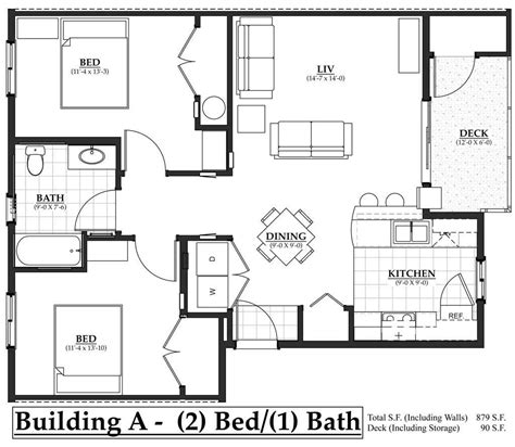 House Floor Plans 2 Bedroom : 750 Square Feet 2 Bedroom Single Floor ...