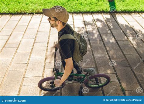 Boy with a Bmx for the City Stock Photo - Image of street, activity ...