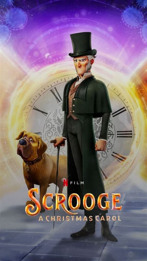 SCROOGE A CHRISTMAS CAROL Official Poster Netflix