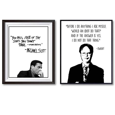 Buy 3PCS The Office Motivational Quote print, TV Show poster wall decor ...